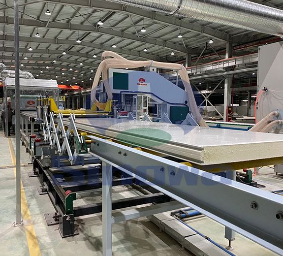 Composite PU Sandwich Panel Production Line In China,Sinowa