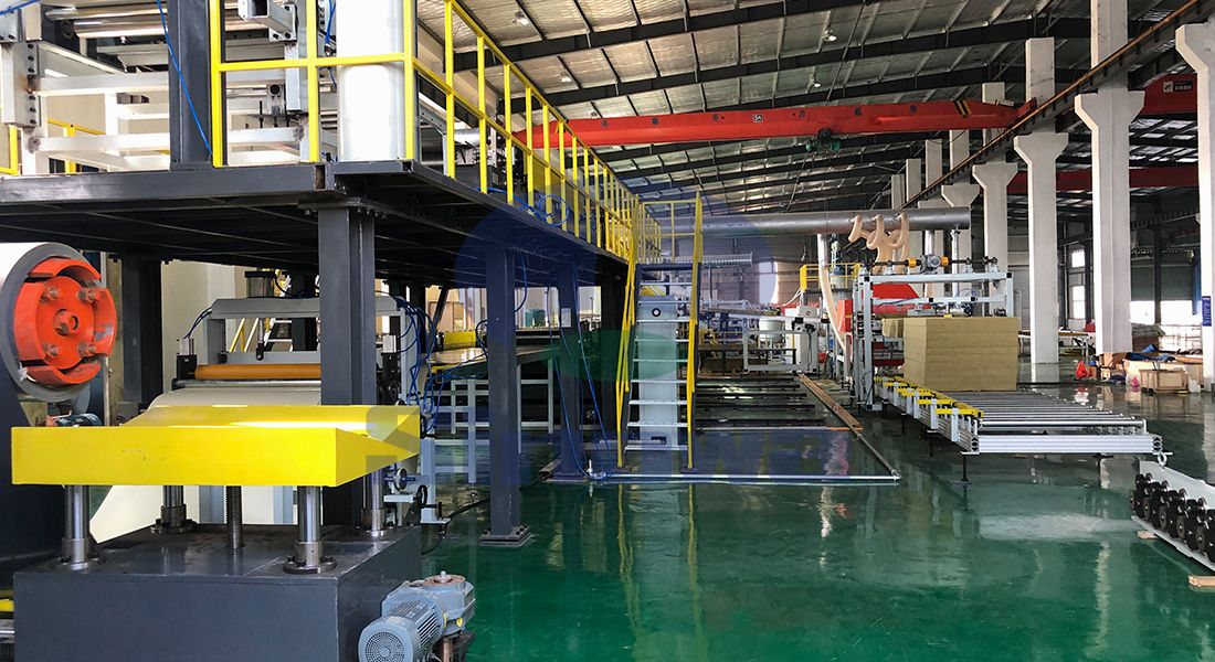 Reliable Rock Wool Foam Sandwich Panel Production Line