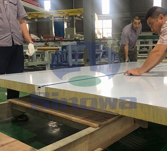 Rock Wool Composite Insulation Panel Production Line,Sinowa