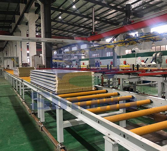 Price Of Polyurethane Rock Wool Panel Production Line,Sinowa